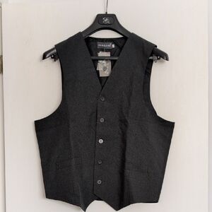 Charcoal Gray Men's Vest
